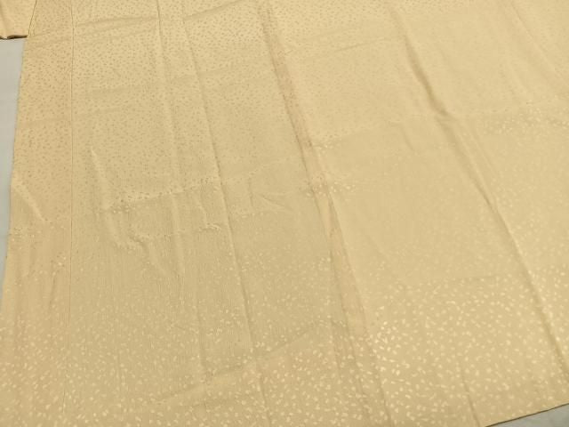 平和屋着物●長襦袢　無双仕立て　散らし地紋　浅黄色　正絹　逸品　未使用　AABM8758fy