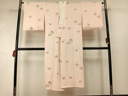 平和屋着物●長襦袢　無双仕立て　南天文　正絹　逸品　未使用　AABM8759fy