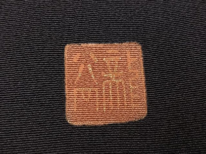 平和屋着物●豪華黒留袖　刺繍　花車文　金彩　仮絵羽　正絹　逸品　未使用　AABM8761ph