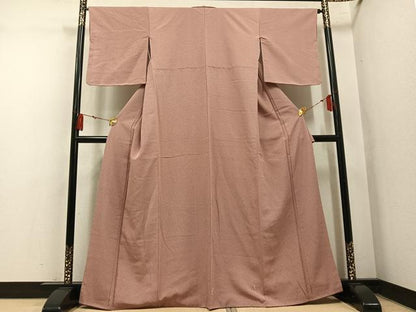 平和屋着物●江戸小紋　吉祥文　鶴　亀　正絹　逸品　AABM8774ph