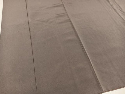 平和屋着物●上質な色無地　胡桃染色　正絹　逸品　AABM8811ph