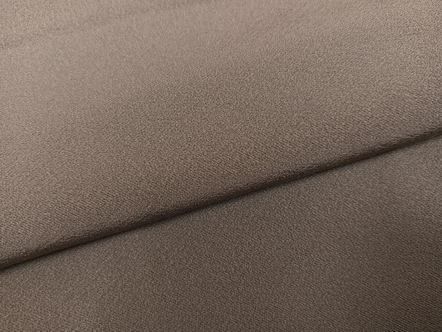 平和屋着物●上質な色無地　胡桃染色　正絹　逸品　AABM8811ph