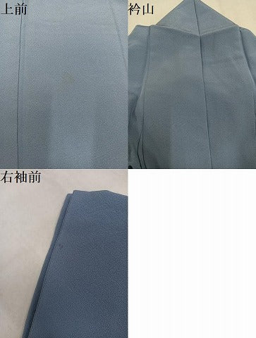 平和屋着物●上質な色無地　豆がら茶色　正絹　逸品　AABM8818ph