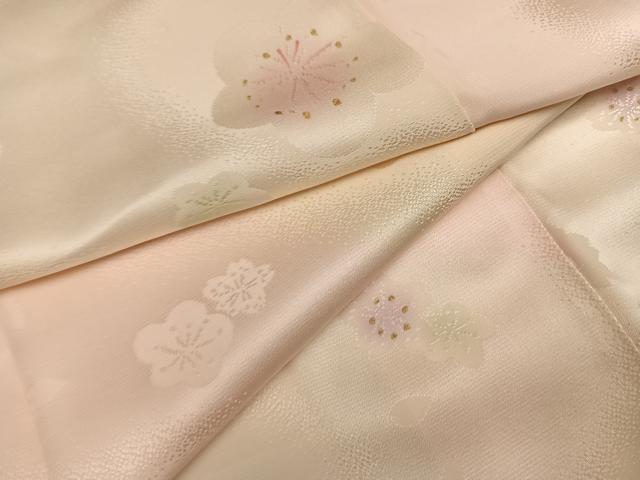 平和屋着物●長襦袢　袷　舞花文　正絹　逸品　未使用　AABM8823ph