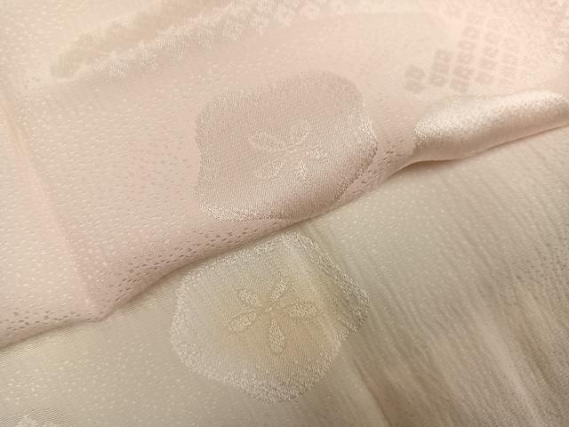 平和屋着物●長襦袢　袷　梅地紋　暈し染め　正絹　逸品　AABM8828ph