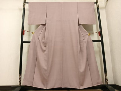 平和屋着物●江戸小紋　極小鮫小紋柄　正絹　逸品　AABM8830ph