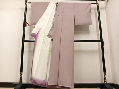 平和屋着物●江戸小紋　極小鮫小紋柄　正絹　逸品　AABM8830ph