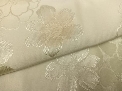 平和屋着物●長襦袢　袷　花地紋　正絹　逸品　AABM8838ph