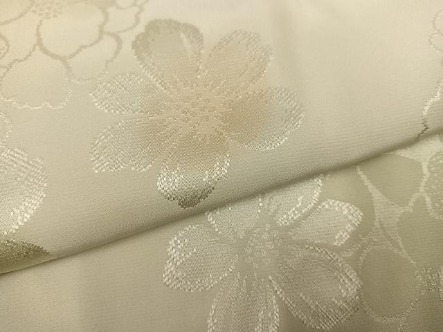 平和屋着物●長襦袢　袷　花地紋　正絹　逸品　AABM8838ph