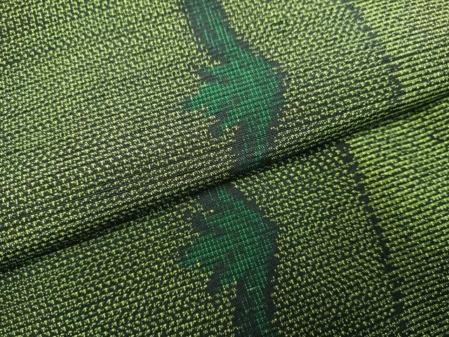 平和屋着物●上質な紬　間道　正絹　逸品　未使用　AABM8863ph