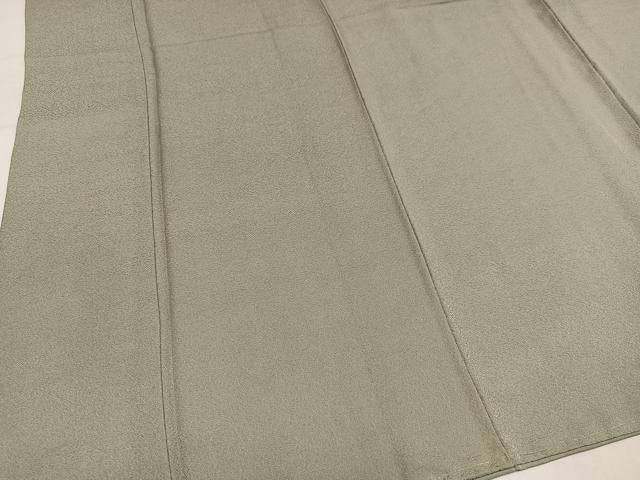 平和屋着物●上質な色無地　利休茶色　正絹　逸品　未使用　AABM8879ph