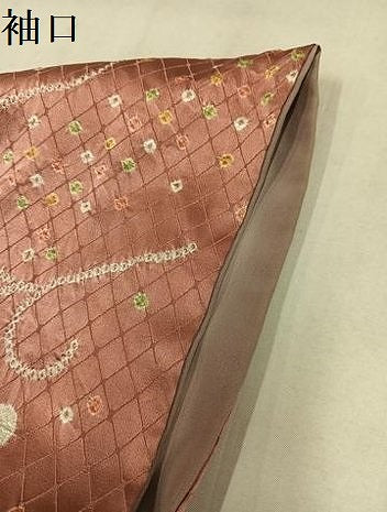 平和屋着物●上質な小紋　辻が花　絞り　正絹　逸品　AABM8880ph
