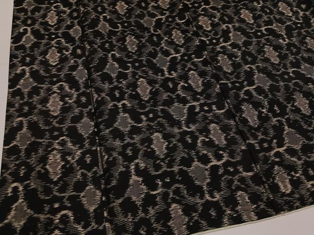 平和屋着物●上質な紬　唐草文　正絹　逸品　AABM8889ph