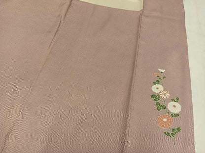 平和屋着物●訪問着　草花文　暈し染め　金彩　正絹　逸品　AABM8899ph
