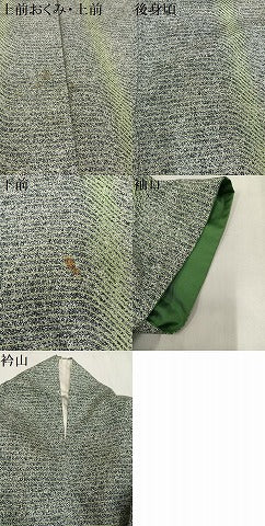 平和屋着物●本場大島紬　染大島　間道　正絹　逸品　AABM8907ph