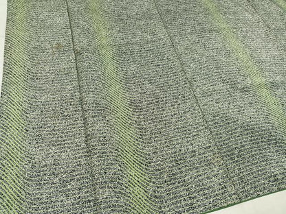平和屋着物●本場大島紬　染大島　間道　正絹　逸品　AABM8907ph
