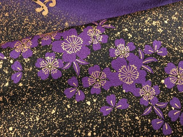 平和屋着物●豪華振袖　花車文　暈し染め　金彩　正絹　逸品　AABM8910ph