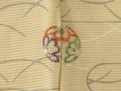 平和屋着物＊夏物　訪問着　絽　総刺繍　草花芝文　正絹　逸品　AABM9075jd