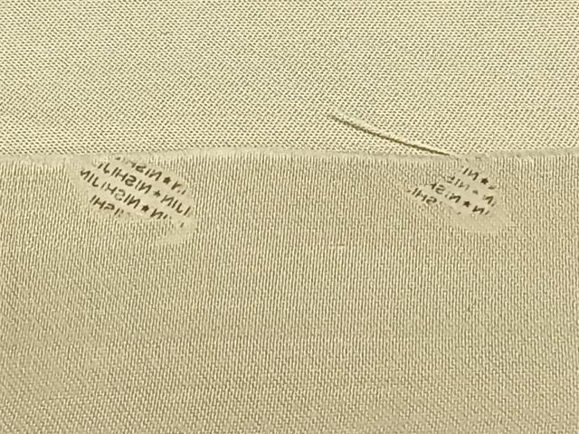 平和屋着物◎西陣　六通柄袋帯　唐織　乱菊　銀糸　正絹　逸品　AABM9153dk