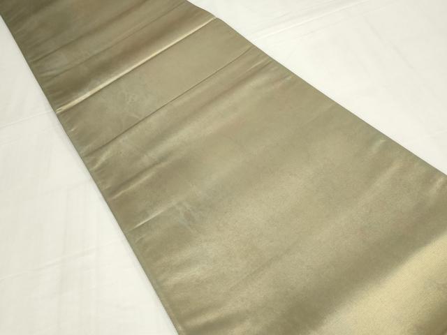平和屋着物◎六通柄袋帯　箔化粧　霞文　引箔　正絹　逸品　未使用　AABM9173ou