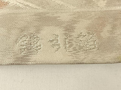 平和屋着物◎六通柄袋帯　唐織　古都の四季　錦引箔　金銀糸　正絹　逸品　AABM9765dk
