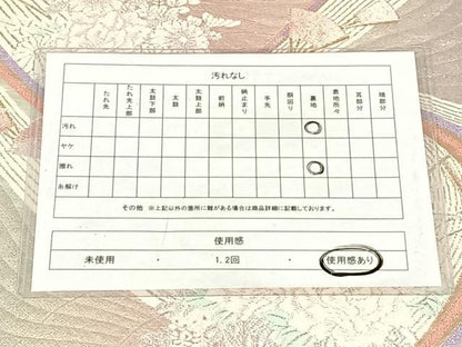 平和屋着物◎両面六通柄袋帯　唐織　花車文　金銀糸　正絹　逸品　AABM9768dk