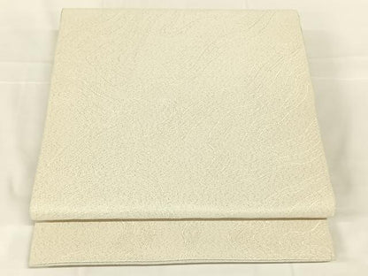 平和屋着物◎両面　全通柄袋帯　流水文　銀糸　正絹　逸品　AABM9777dk
