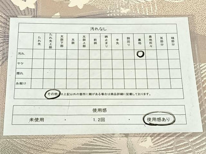 平和屋着物◎六通柄袋帯　舞蝶文　銀糸　正絹　逸品　AABM9789dk