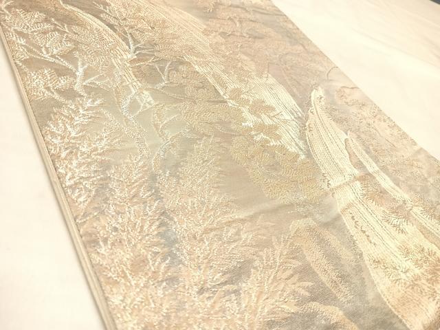 平和屋着物◎六通柄袋帯　京洛錦　二重引箔　金銀糸　正絹　逸品　AABM9809yx