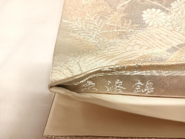 平和屋着物◎六通柄袋帯　京洛錦　二重引箔　金銀糸　正絹　逸品　AABM9824yx