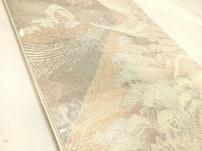 平和屋着物◎六通柄袋帯　京洛錦　二重引箔　金銀糸　正絹　逸品　AABM9846yx