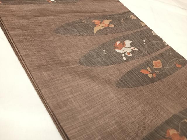 平和屋着物◎六通柄袋帯　草子　金糸　正絹　逸品　AABM9854yx
