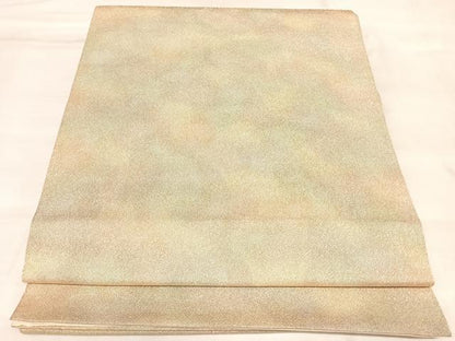 平和屋着物◎砂子綴れ　全通柄袋帯　霞文　金糸　正絹　逸品　AABM9863yx