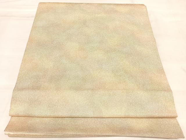 平和屋着物◎砂子綴れ　全通柄袋帯　霞文　金糸　正絹　逸品　AABM9863yx