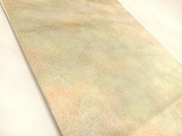 平和屋着物◎砂子綴れ　全通柄袋帯　霞文　金糸　正絹　逸品　AABM9863yx