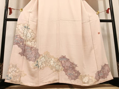 平和屋着物●十日町　名門　滝泰謹製　色留袖　辻が花　絞り　正絹　逸品　AABN0433ph