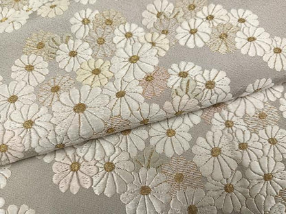 平和屋着物●豪華色留袖　総刺繍　枝花文　金糸　正絹　逸品　AABN0457ph