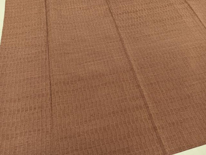 平和屋着物●上質な紬　霞文　正絹　逸品　AABN0480ph