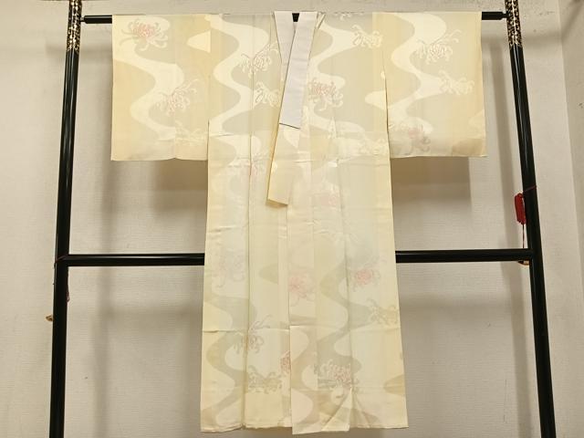 平和屋着物●長襦袢　無双仕立て　乱菊　暈し染め　正絹　逸品　AABN0488ph