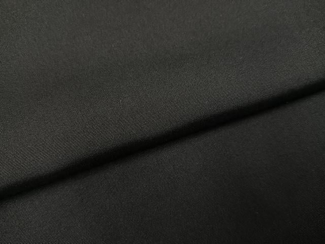 平和屋着物●男性　黒紋付・羽織セット　正絹　逸品　AABN0493ph