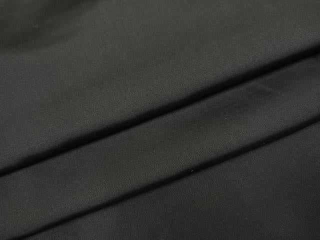 平和屋着物●男性　黒紋付・羽織セット　正絹　逸品　AABN0493ph