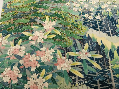 平和屋着物●本加賀友禅作家　西野進　色留袖　北アルプス　暈し染め　証紙付き　正絹　逸品　未使用　AABN0498ph