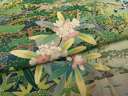 平和屋着物●本加賀友禅作家　西野進　色留袖　北アルプス　暈し染め　証紙付き　正絹　逸品　未使用　AABN0498ph