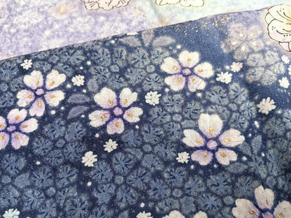 平和屋着物●豪華振袖　辻が花　暈し染め　金彩　銀通し地　正絹　逸品　AABN0509ph