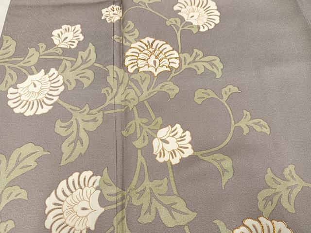 平和屋着物●訪問着　駒刺繍　更紗文　金彩　正絹　逸品　未使用　AABN0516ph