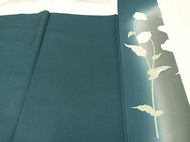 平和屋着物●訪問着　草花文　暈し染め　金彩　東急百貨店扱い　正絹　逸品　AABN0528ph