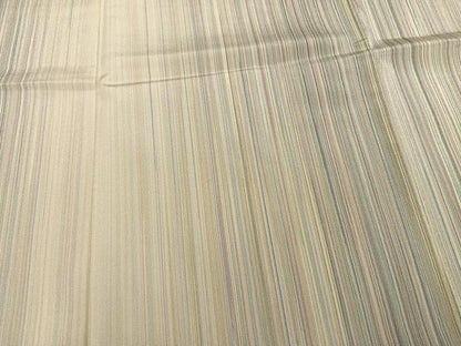 平和屋着物●やまだ織　訪問着　縞　ますいわ屋扱い　正絹　逸品　AABN0530ph
