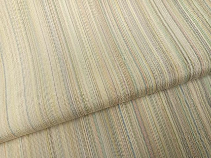 平和屋着物●やまだ織　訪問着　縞　ますいわ屋扱い　正絹　逸品　AABN0530ph