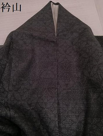 平和屋着物●本場結城紬　重要無形文化財　七宝文　正絹　逸品　AABN0531ph