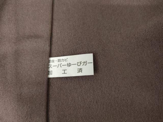 平和屋着物●訪問着　駒刺繍　色紙花文　正絹　逸品　AABN0589cs